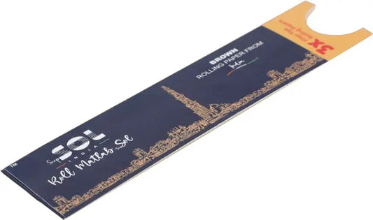 SOL 3x sheet packing rectangular product with branding on a white background