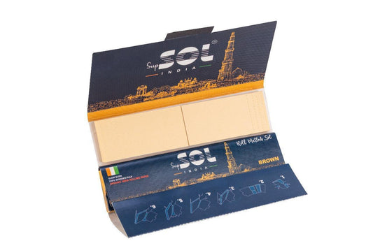 SOL India packaging with a white background