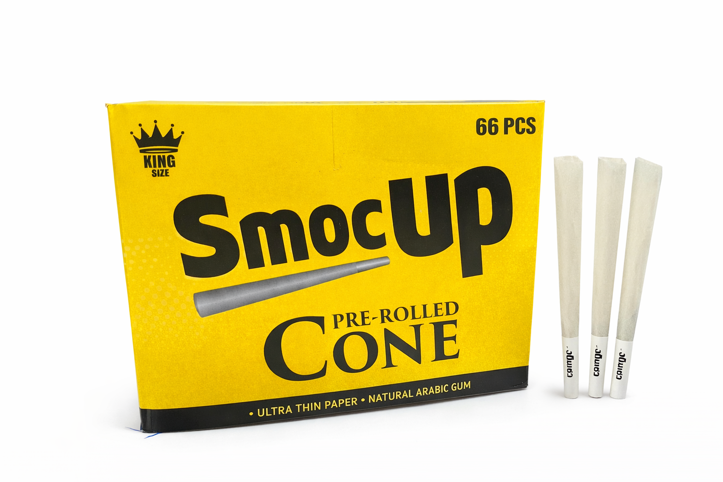 SmocUp King Size Pre-Rolled Cones Big Pack Of (66 PCS)